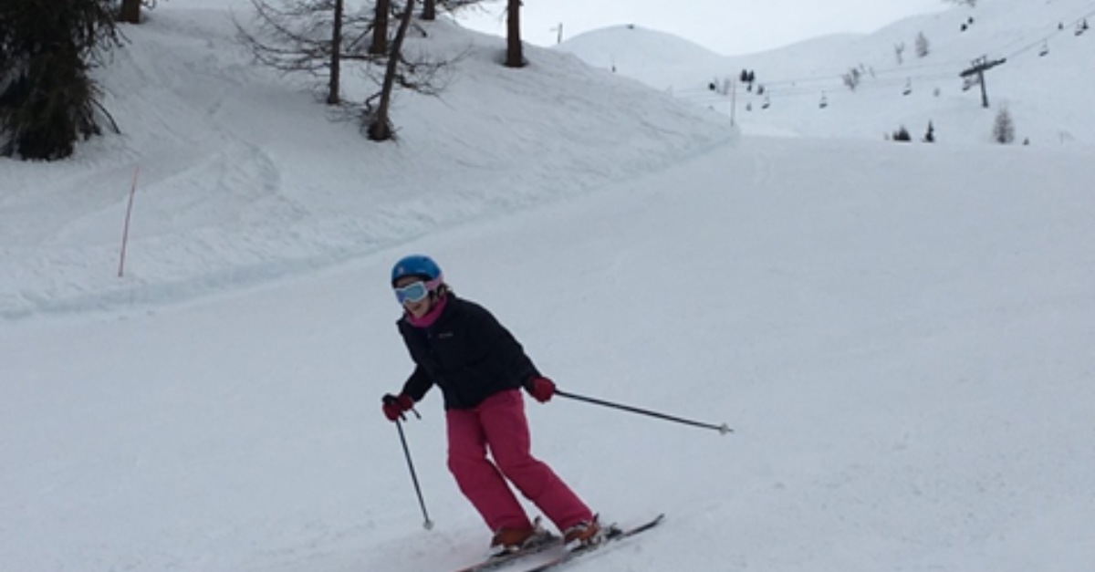 Emily Bewes Skiing