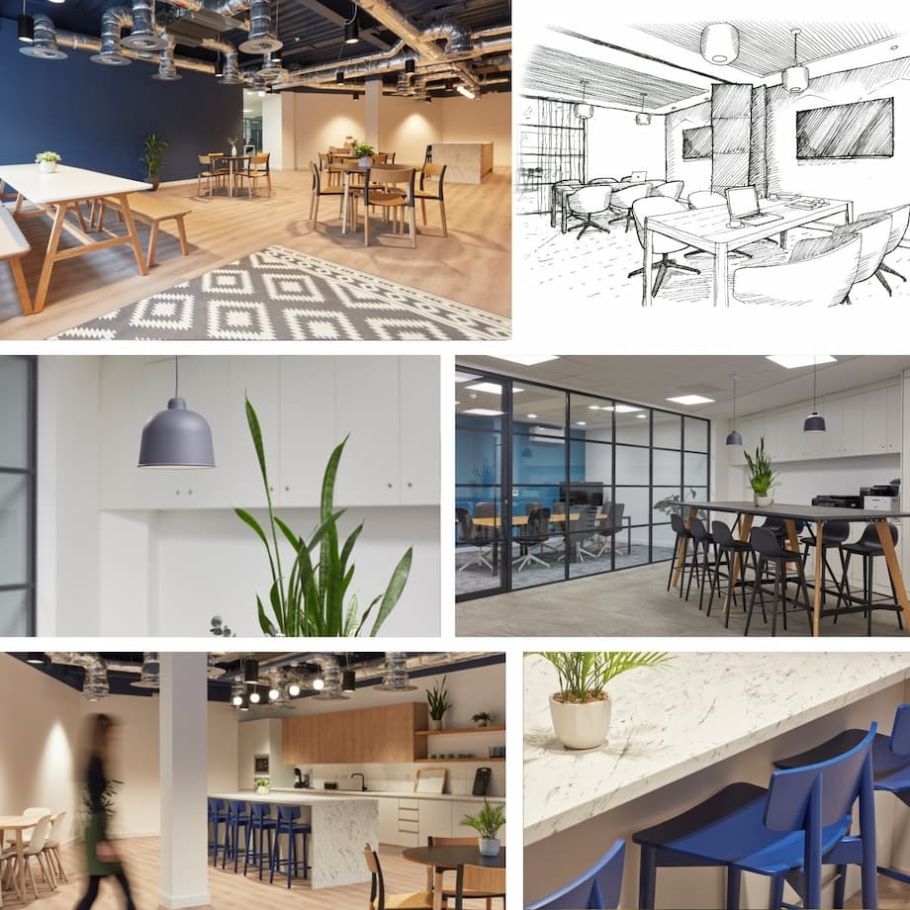 Lab Collaboration Spaces Collage - COEL