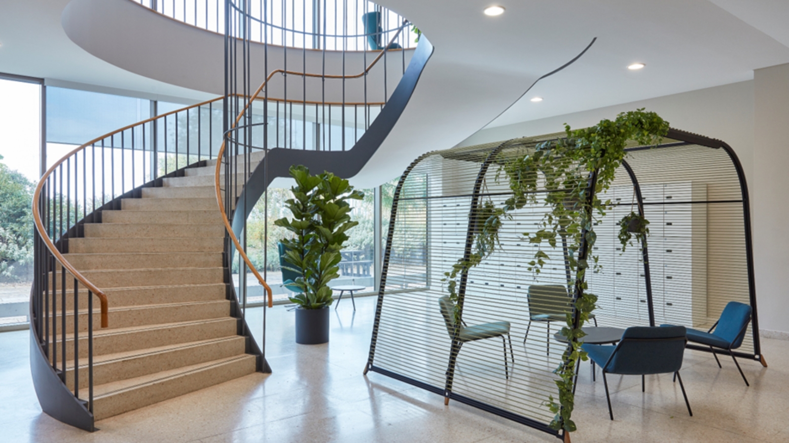 Sphere fluidics ground floor staircase