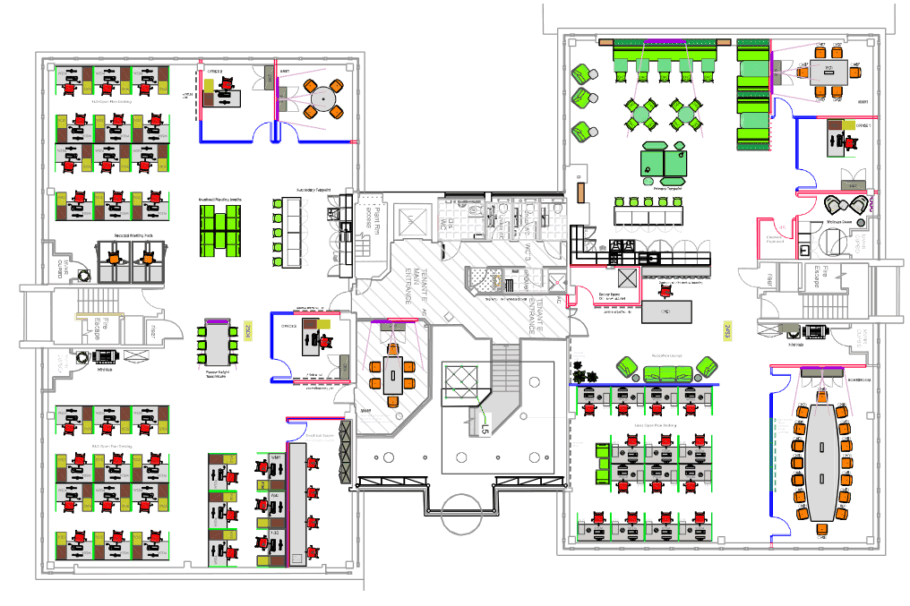 Office design autocad