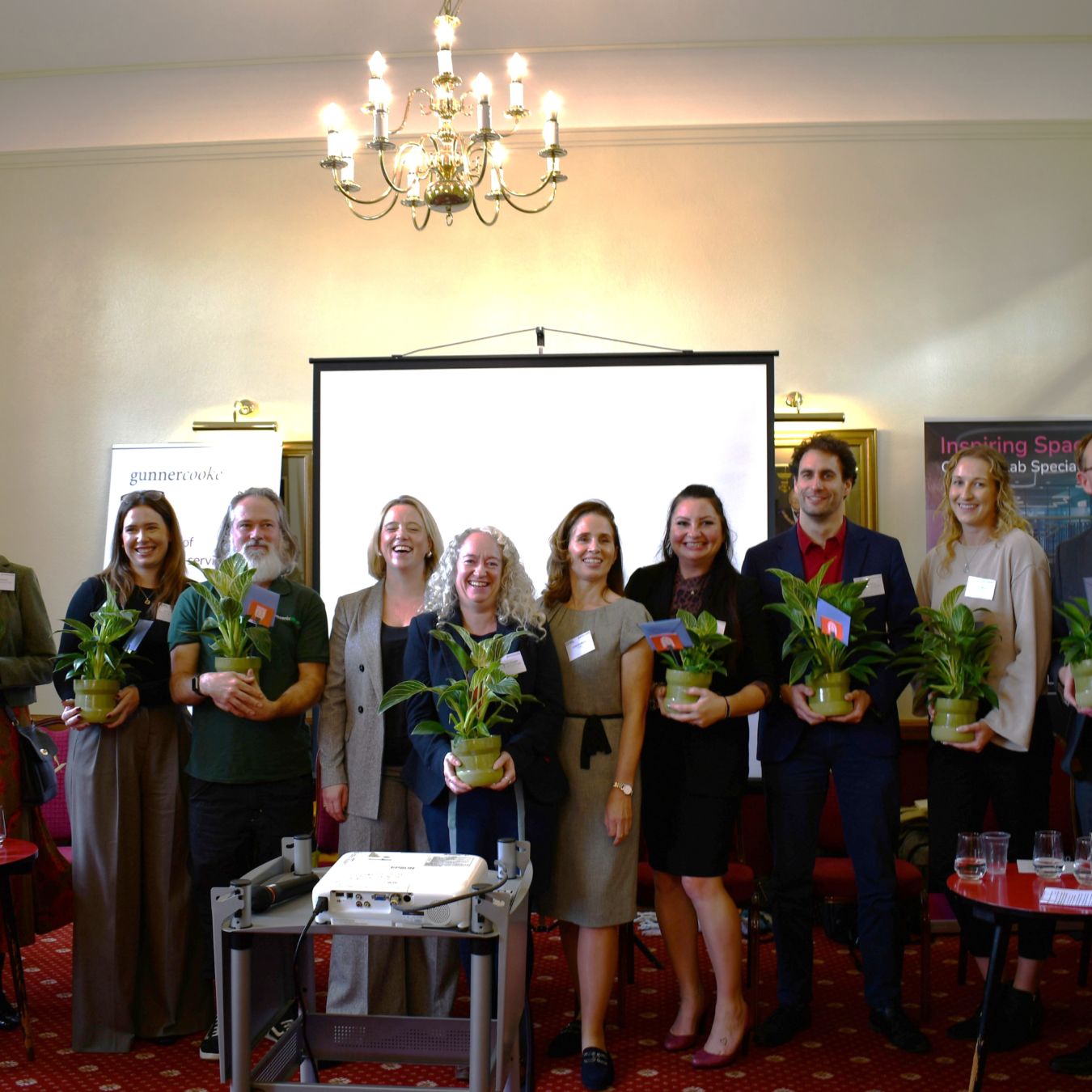 Construction for good event hosted by COEL and gunnercooke